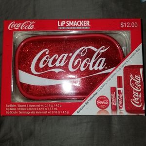 4 piece lip care set cocacola